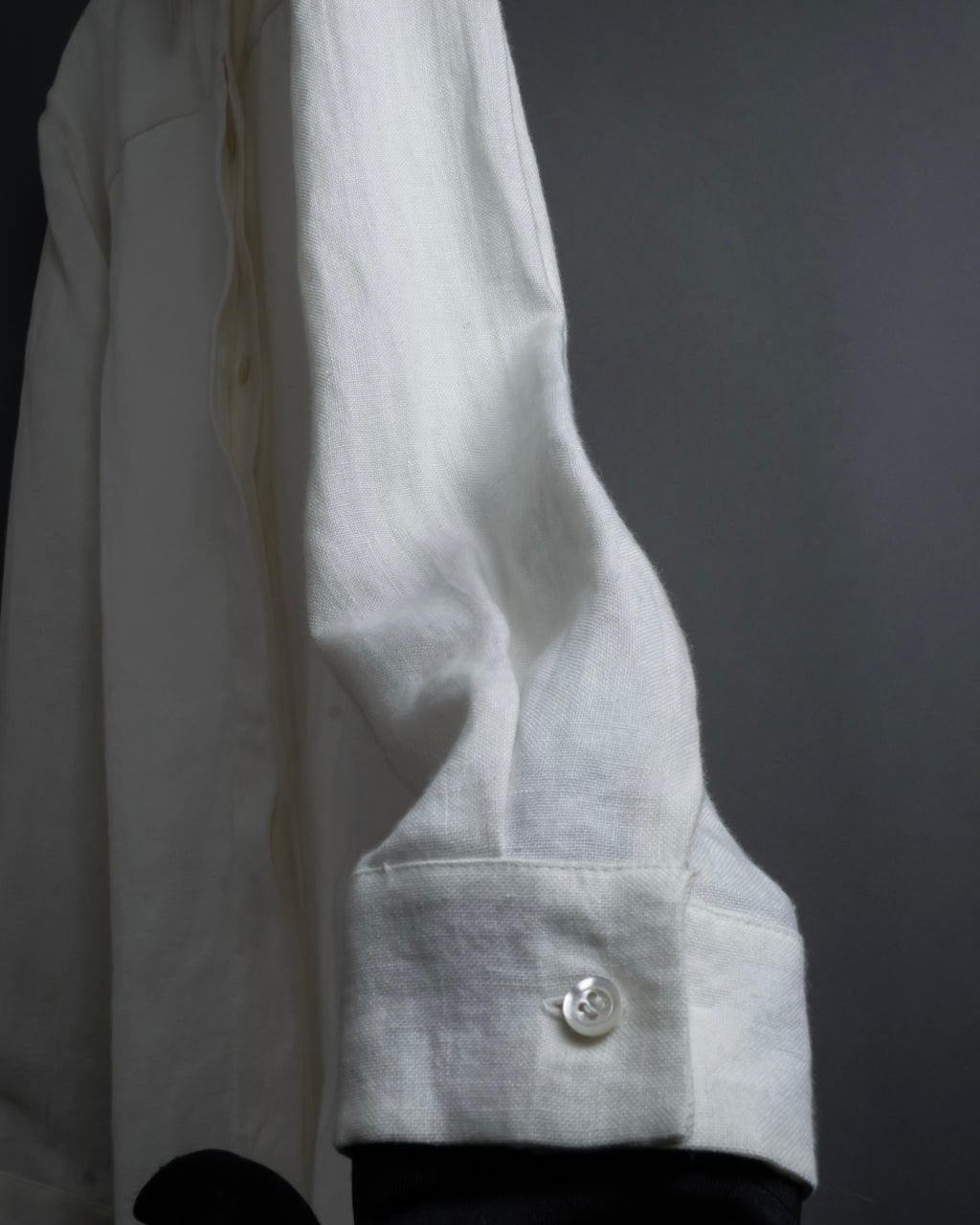 "LOEWE" 00's Fly front linen shirt