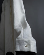 "LOEWE" 00's Fly front linen shirt