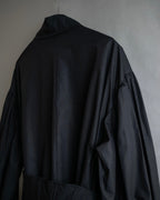 "KIMHĒKIM" Bondage corset belt design shirt dress