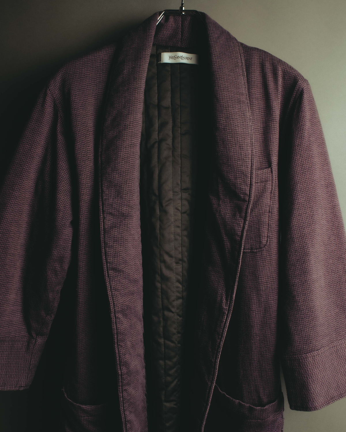 "Yves Saint Laurent" 90's-00's Quilted dressing gown