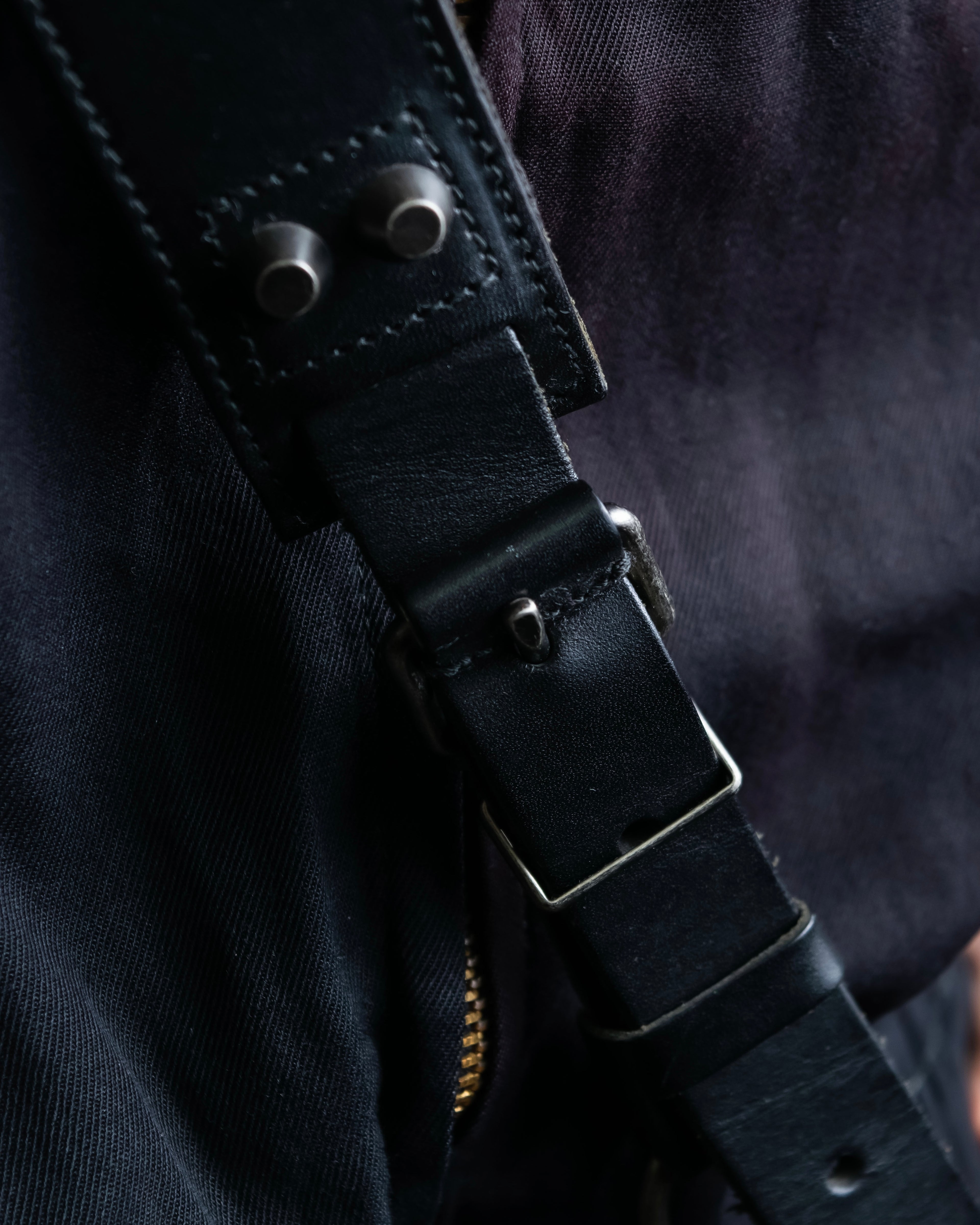 “BALENCIAGA” The Day leather shoulder bag