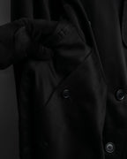 "BURBERRYS" Traditional detail double-breasted stand color trench coat