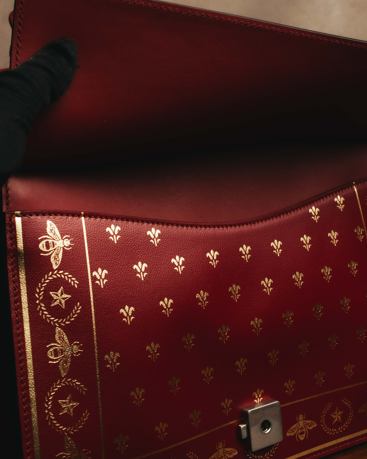 -SPECIAL- "GUCCI" 2010's-20's Collectible gucci garden embellished leather dionysus chain shoulder bag