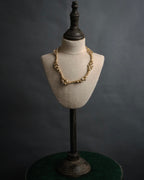 “Christian Dior” 90’s Crystal knot rope necklace