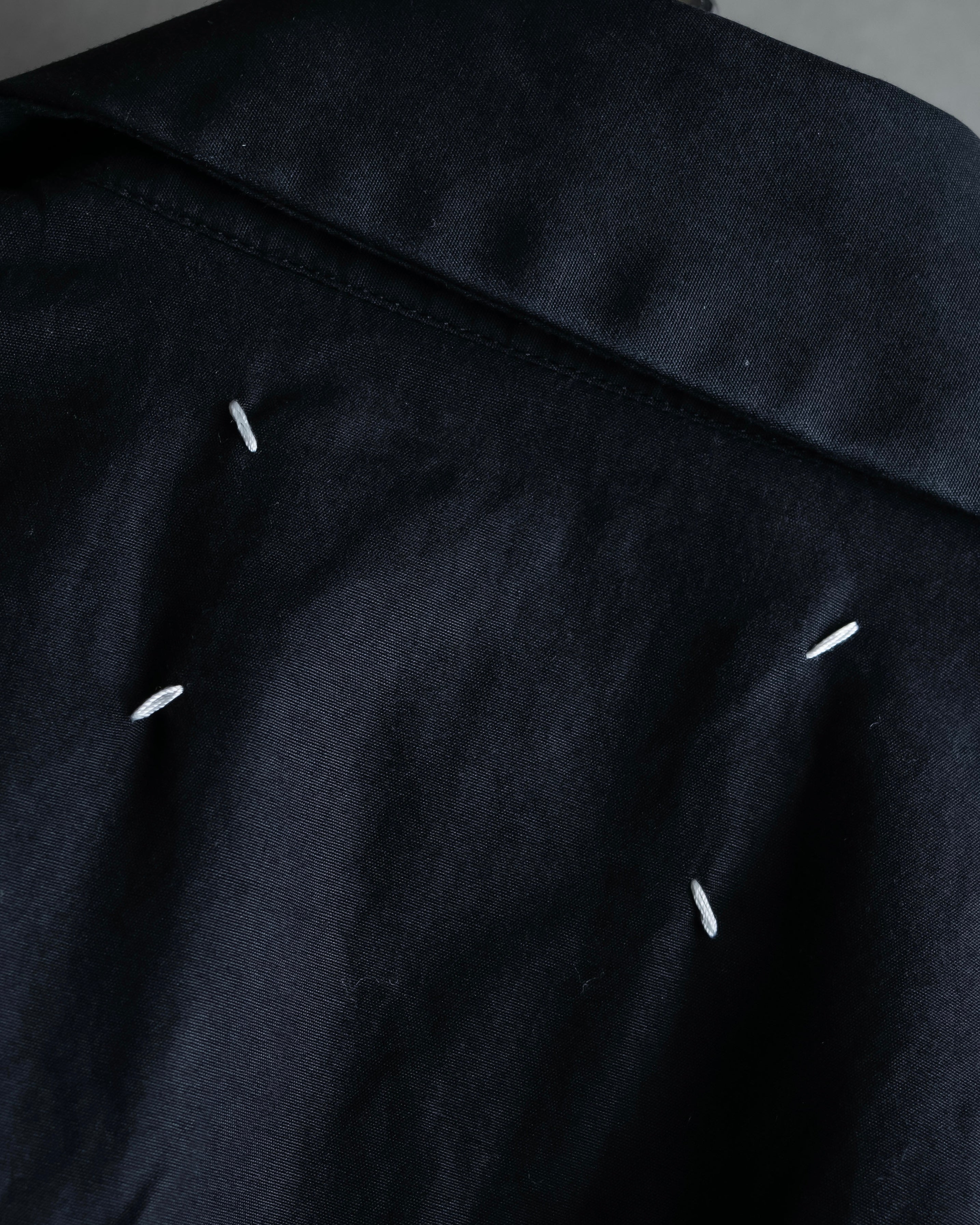 "MAISON MARGIELA" 13SS Panel design sleeveless black shirt