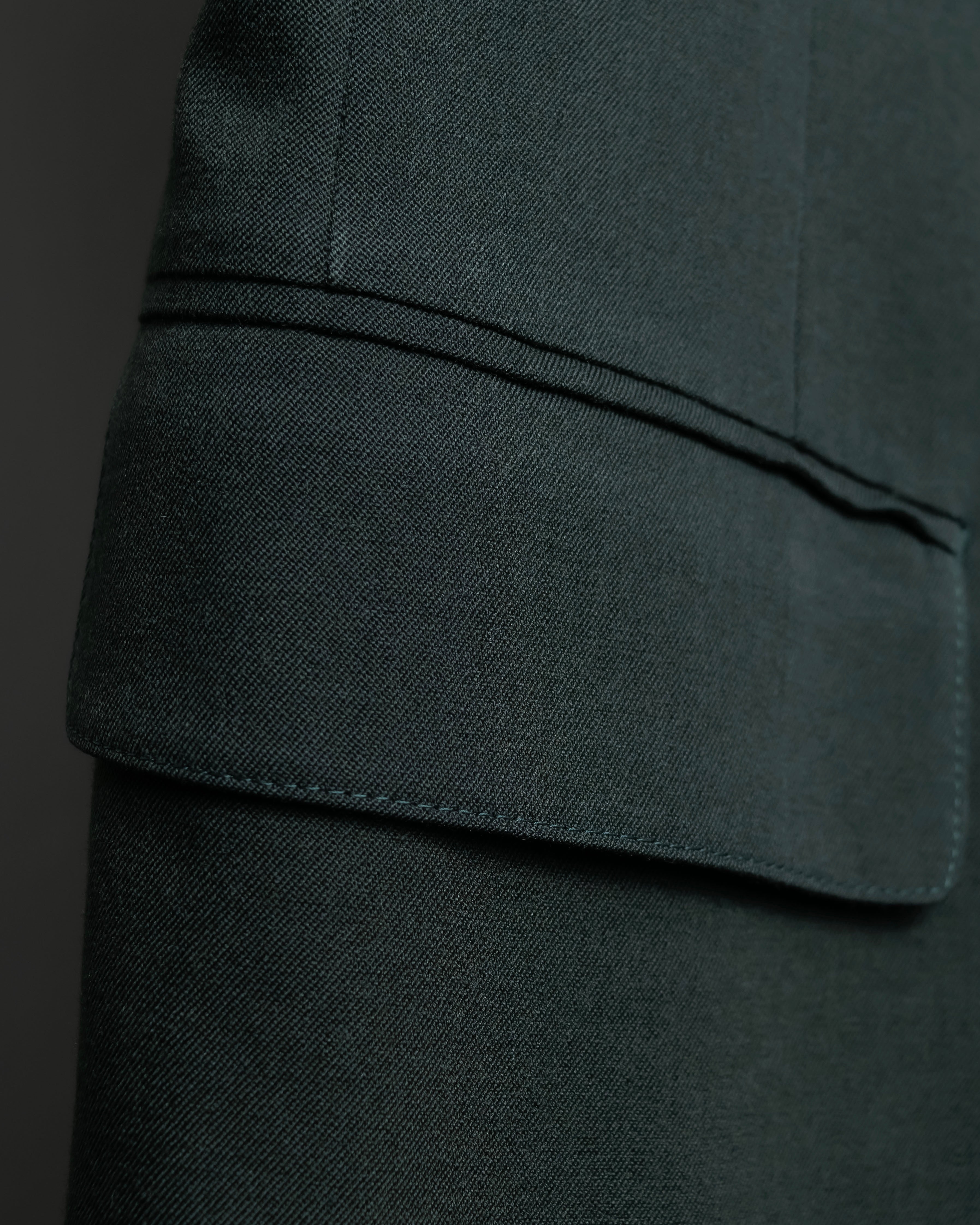 “Jean Paul Gautier” Patterned lining 8B double jacket set up