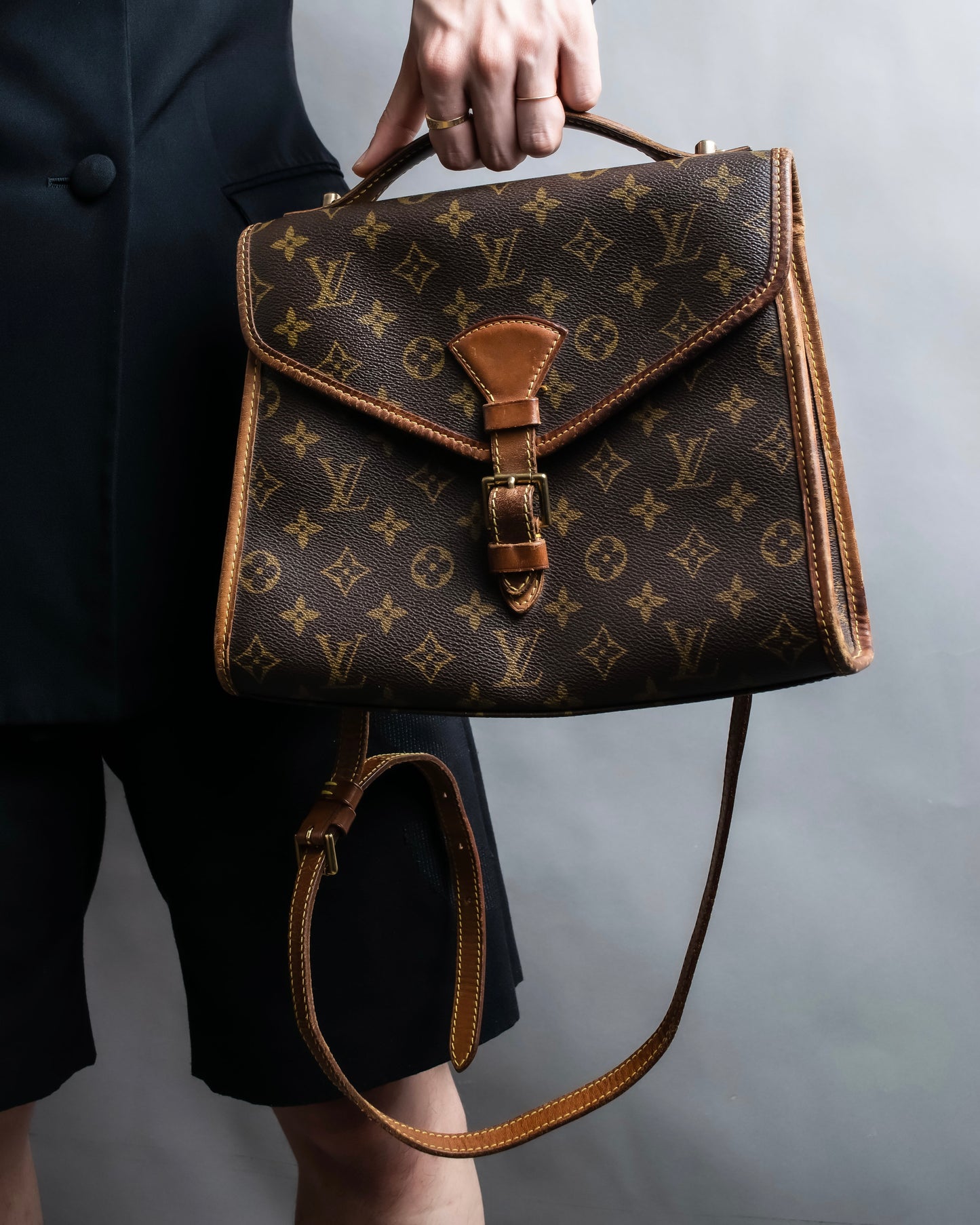 "LOUIS VUITTON" Monogram pattern belair 2way bag