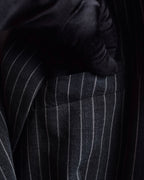 "Dolce & Gabbana" White striped shaped tailored jacket