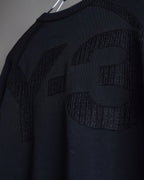 "Y-3" Logo engraved knit pullover