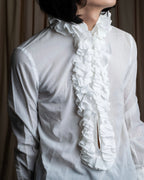 “Dolce&amp;Gabbana” Front volume frill designed shirt