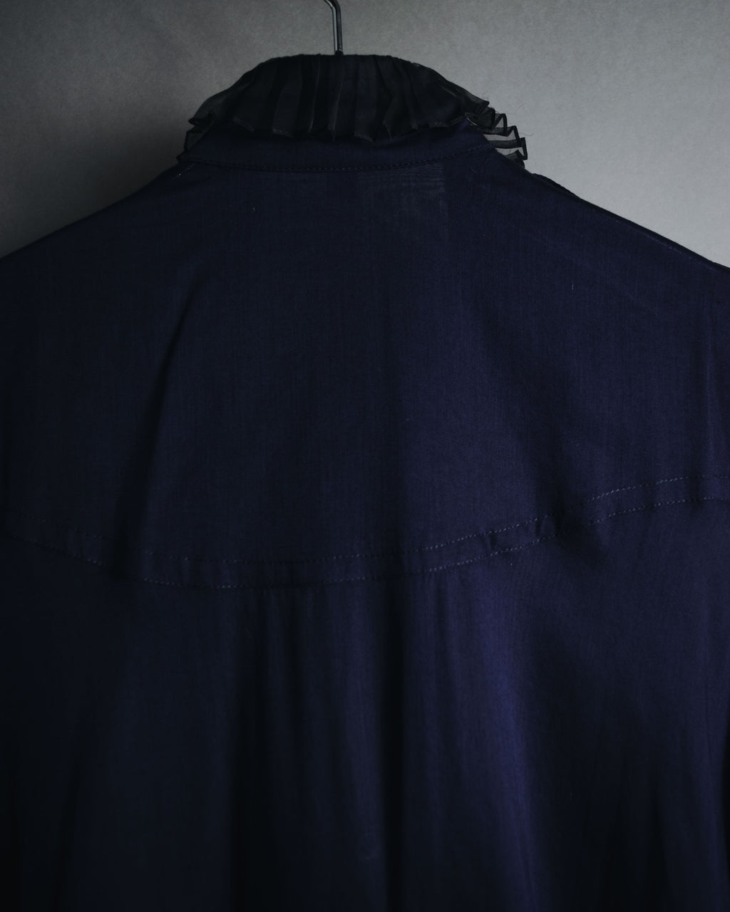 "GUCCI" 90’s-00’s military romantic ruffle blouse