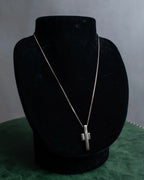 "GUCCI" Cross motif silver 925 necklace