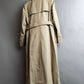 "BURBERRYS" Traditional belt design long length trench coat