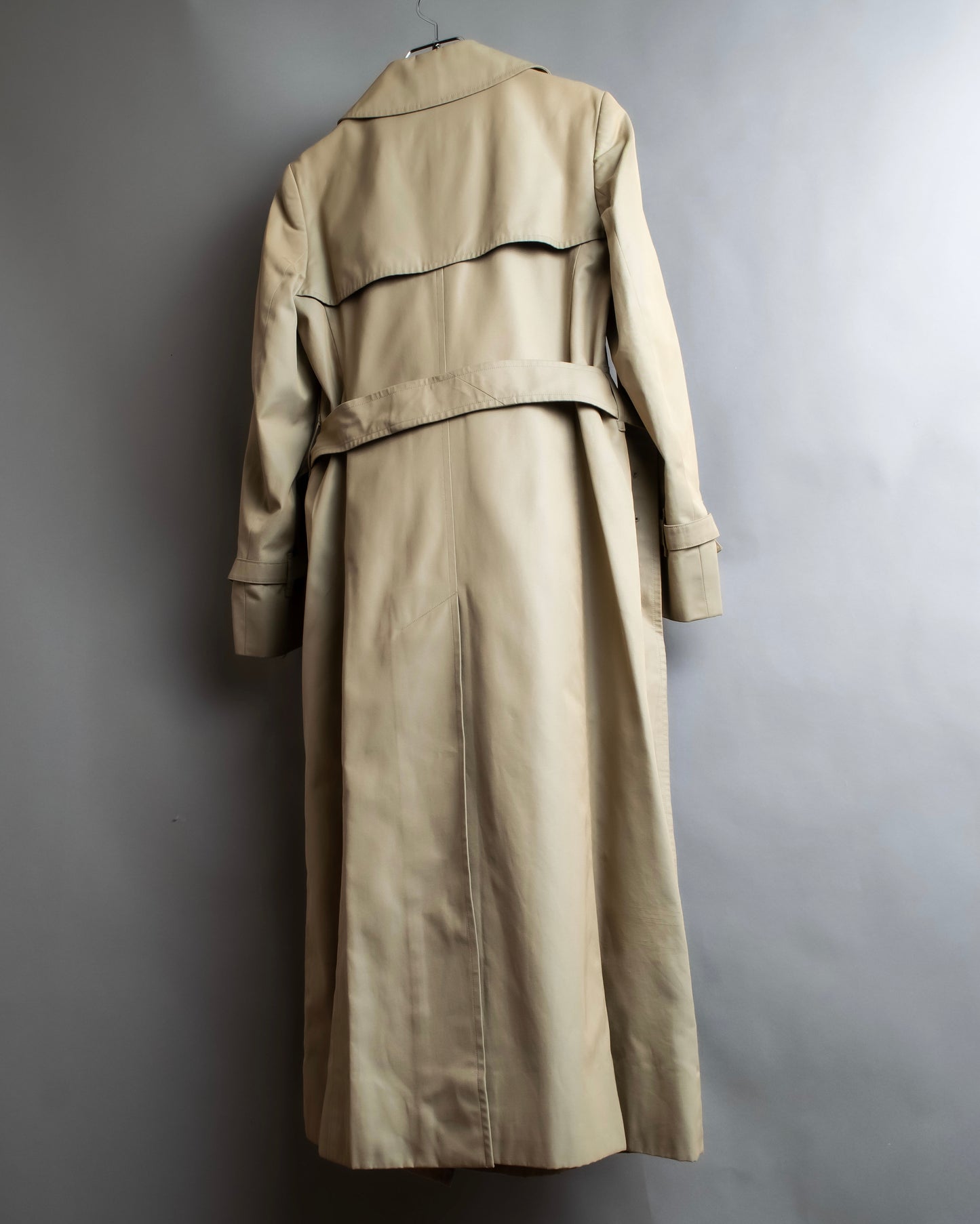 "BURBERRYS" Traditional belt design long length trench coat