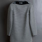 "T by Alexander Wang" Uniform striped ribbed knit pullover