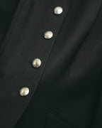 -SPECIAL- “HERMES” 00’s Technical wool equestrian jacket with red lining
