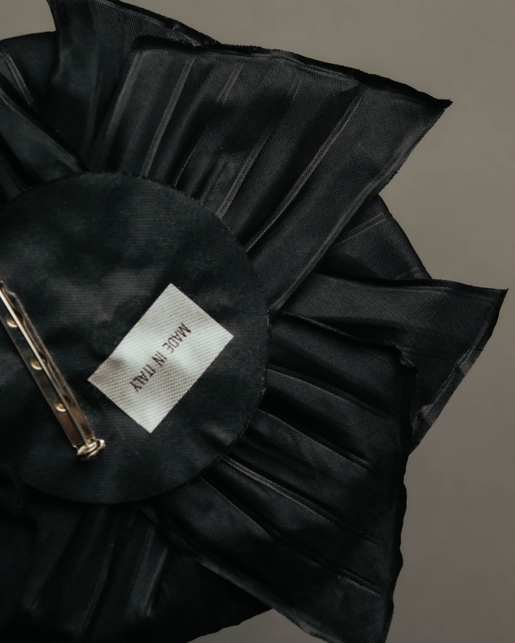 "FENDI" 90's-00's Sculptural fabric flower brooch