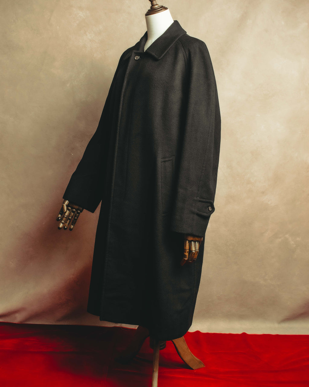 "BURBERRY LONDON" 00's-10's Classic balmacaan coat