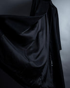 "Vintage raglan sleeve 100% cashmere stand-collar coat"