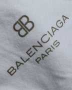 "BALENCIAGA" Two-tone fringe design leather golf shoes