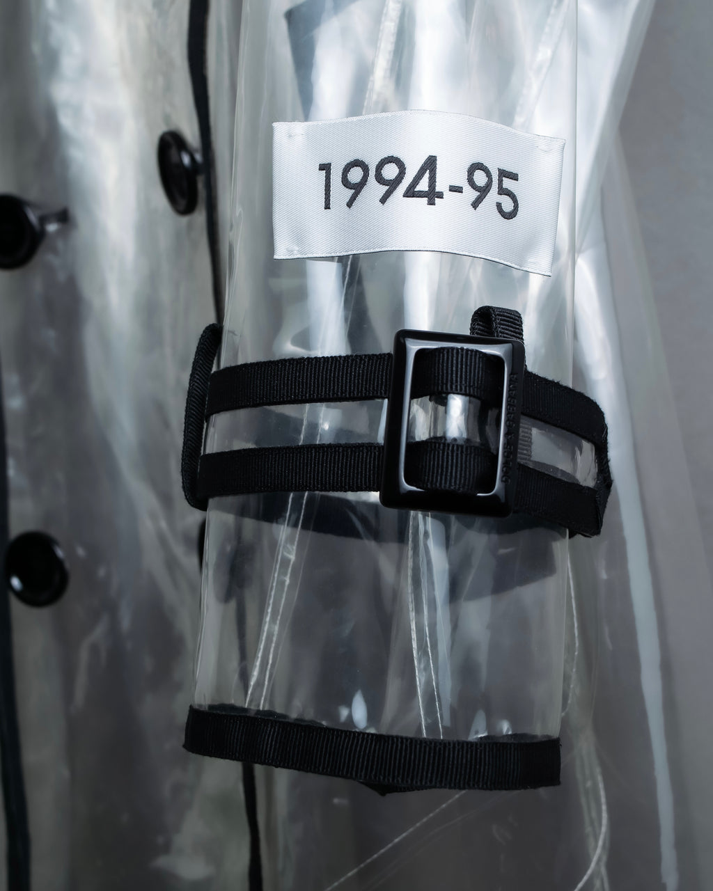 "DOLCE &amp; GABBANA" 23SS PVC material oversize trench coat