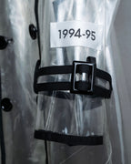 "DOLCE &amp; GABBANA" 23SS PVC material oversize trench coat