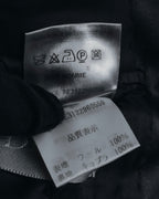 "Dior Homme" Chris Van Assche design satin lapel tuxedo set up