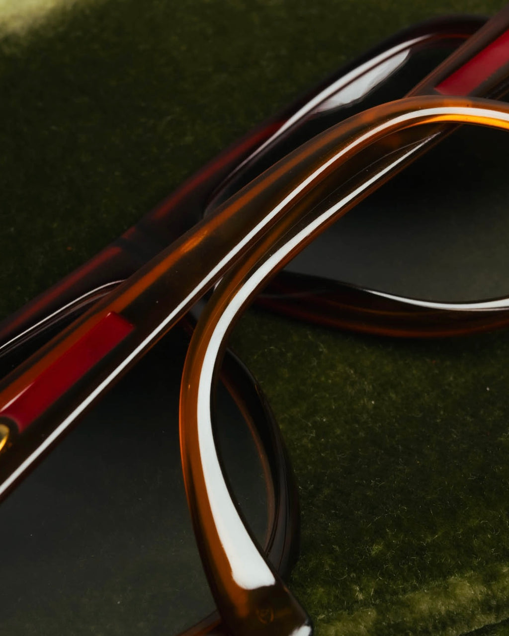 "Christian Dior" 70's-80's Amber optyl oversized sunglasses