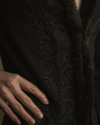 Chaqueta de piel con bordado de cuentas de los años 00 de Ralph Lauren