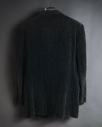 –SPECIAL– "ISSEY MIYAKE MEN" 98AW garment-pleated cotton tailoring set-up