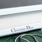 "Christian Dior" Cat & D motif silver key chain