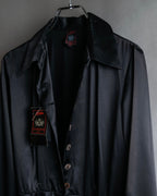 "JEAN PAUL GAULTIER" Beautiful glossy shirt dress