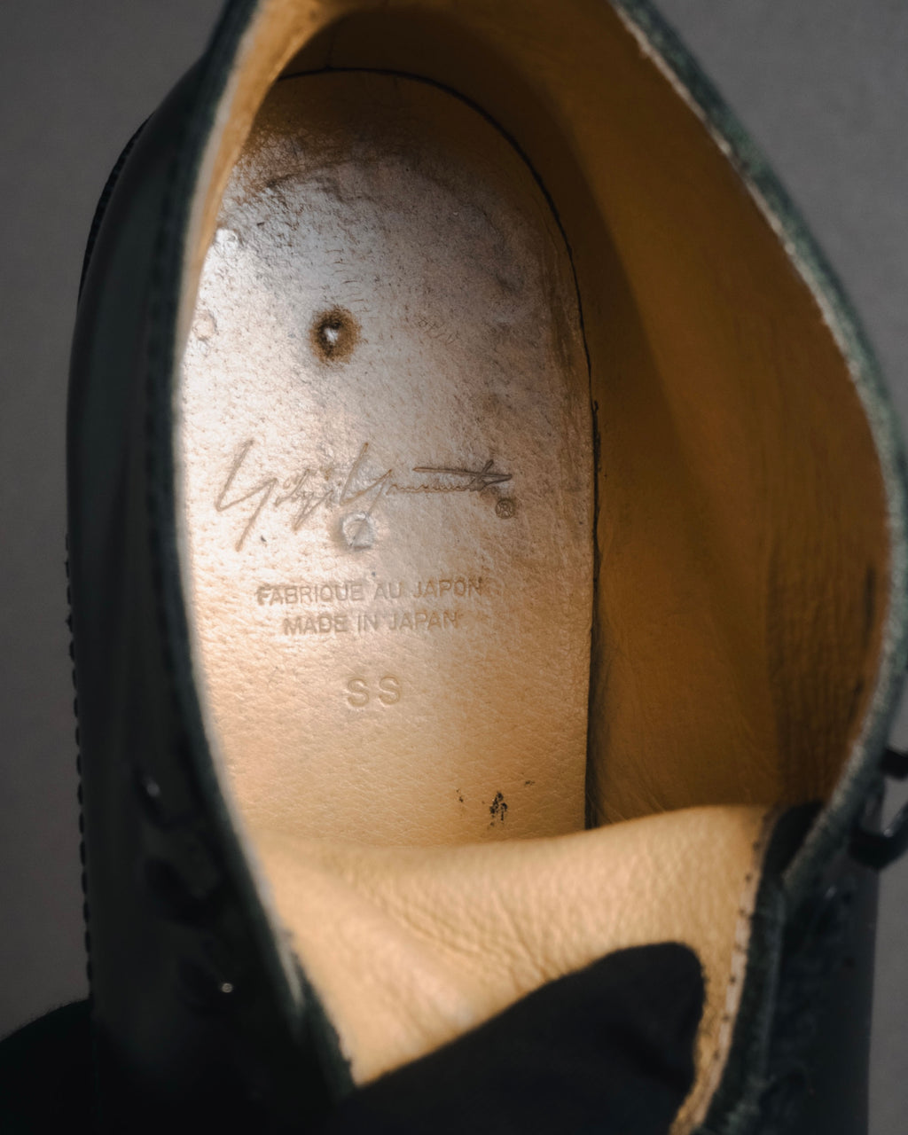 "Yohji Yamamoto FEMME" Lace-up leather ankle boots