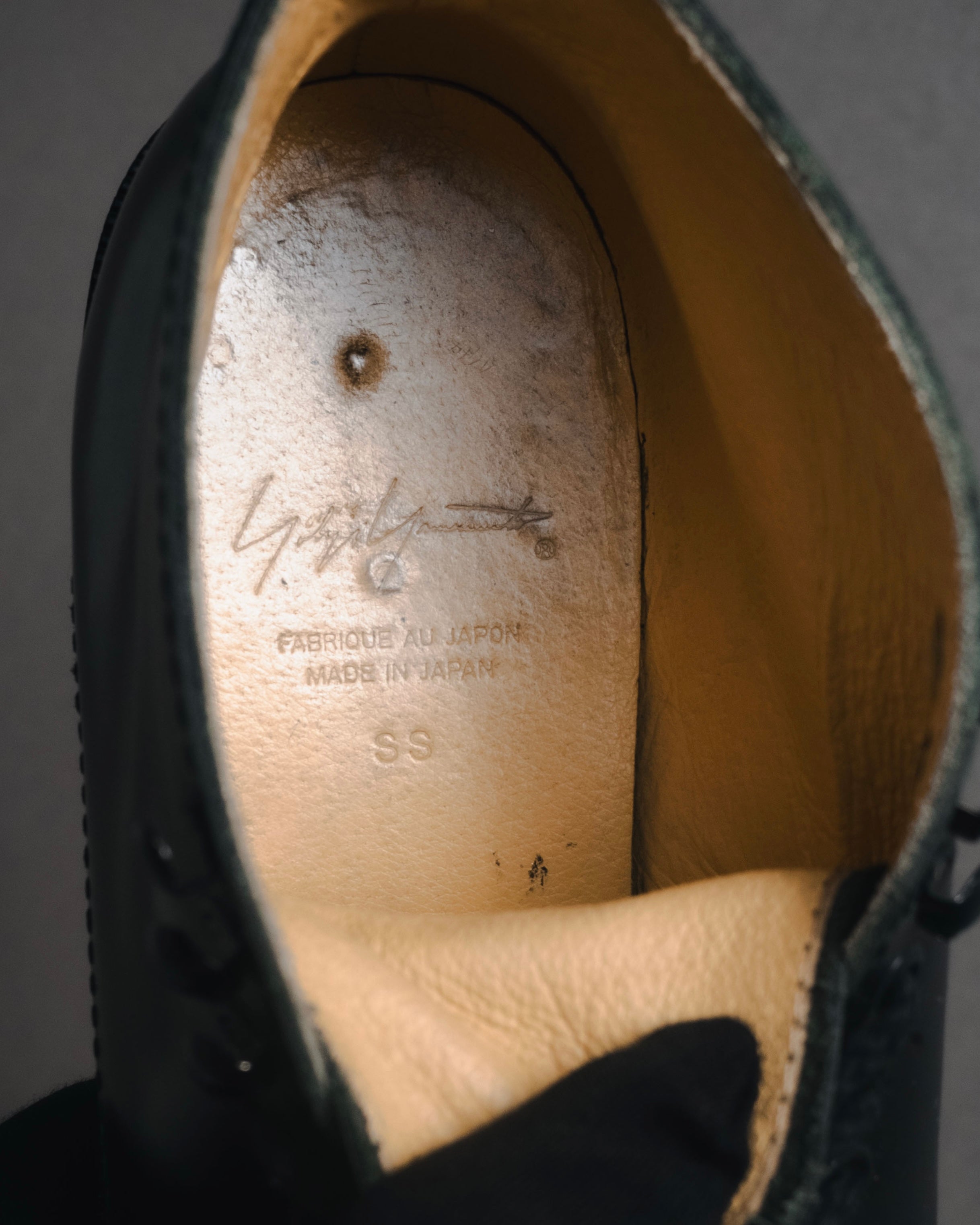 "Yohji Yamamoto FEMME" Lace-up leather ankle boots