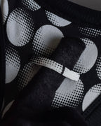 "JEAN PAUL GAULTIER MAILLE FEMME" Layered dot illusion mesh dress