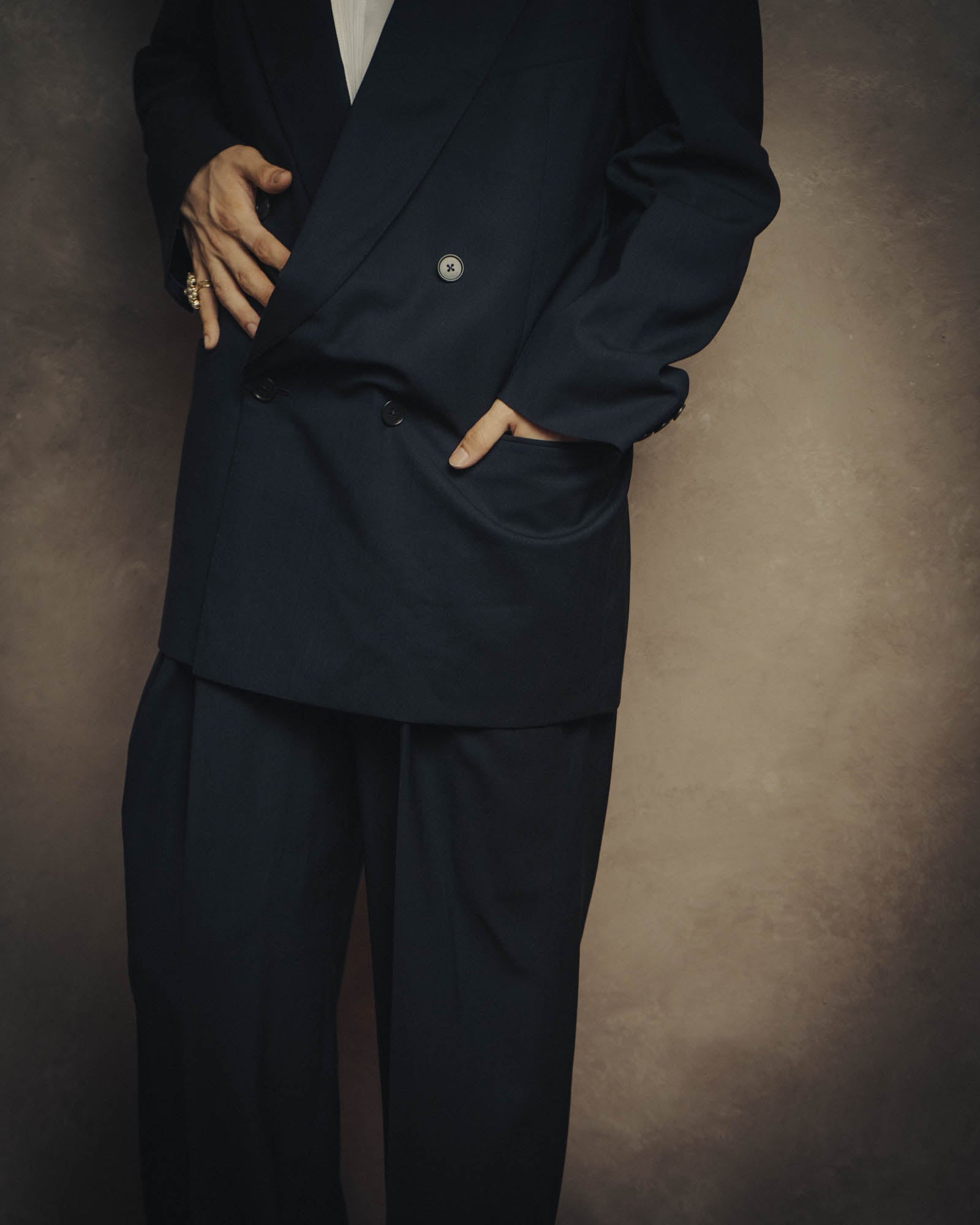 -SPECIAL- “Ermenegildo Zegna” 90’s-00’s high performance double-breasted set-up