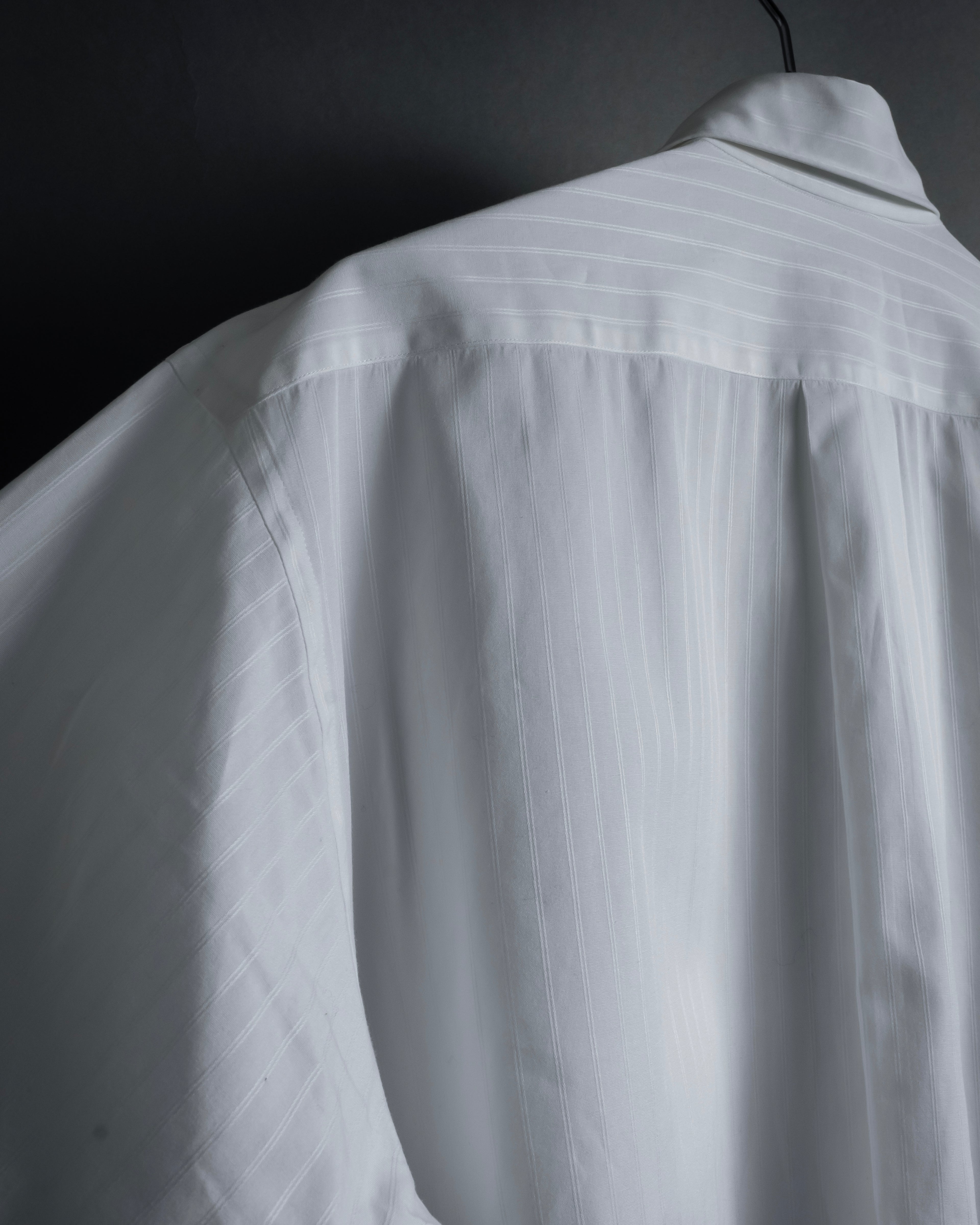 "COMME des GARCONS
HOMME" 90's Keiichi Tanaka design striped shirt