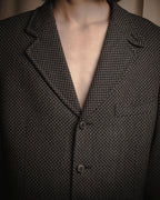 "VALENTINO GARAVANI BOUTIQUE"
Late 80’s - Early 90’s soft-structured birdseye wool tailored jacket