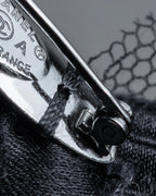 "CHANEL" 16AW Tulle lace design ribbon brooch