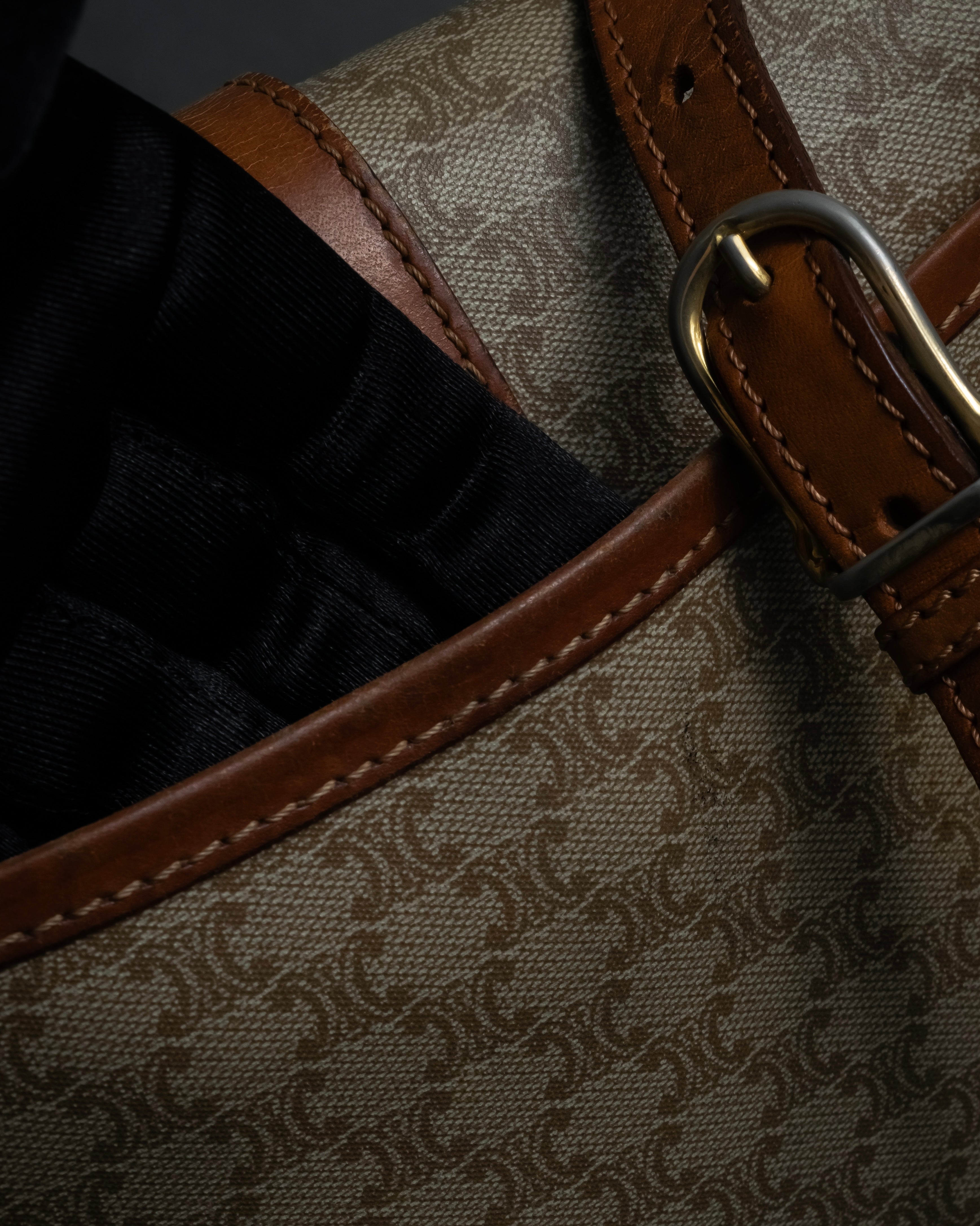 "CELINE Macadam pattern combination shoulder bag