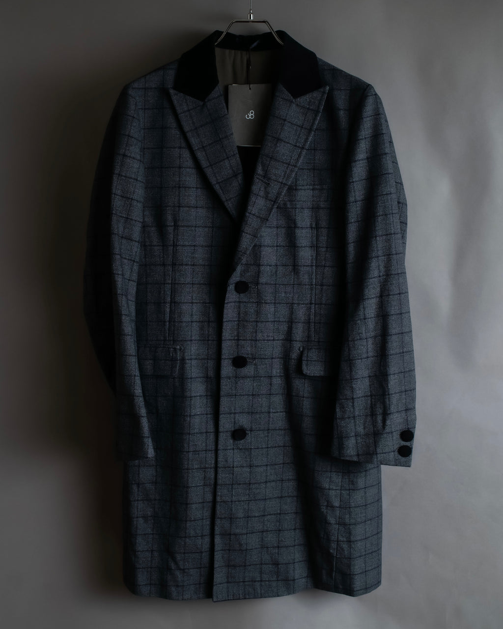 "JOHNBULL" Velvet collar design chesterfield coat