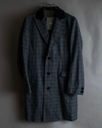 "JOHNBULL" Velvet collar design chesterfield coat