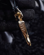 "BALENCIAGA" Padlock design shearling leather bag