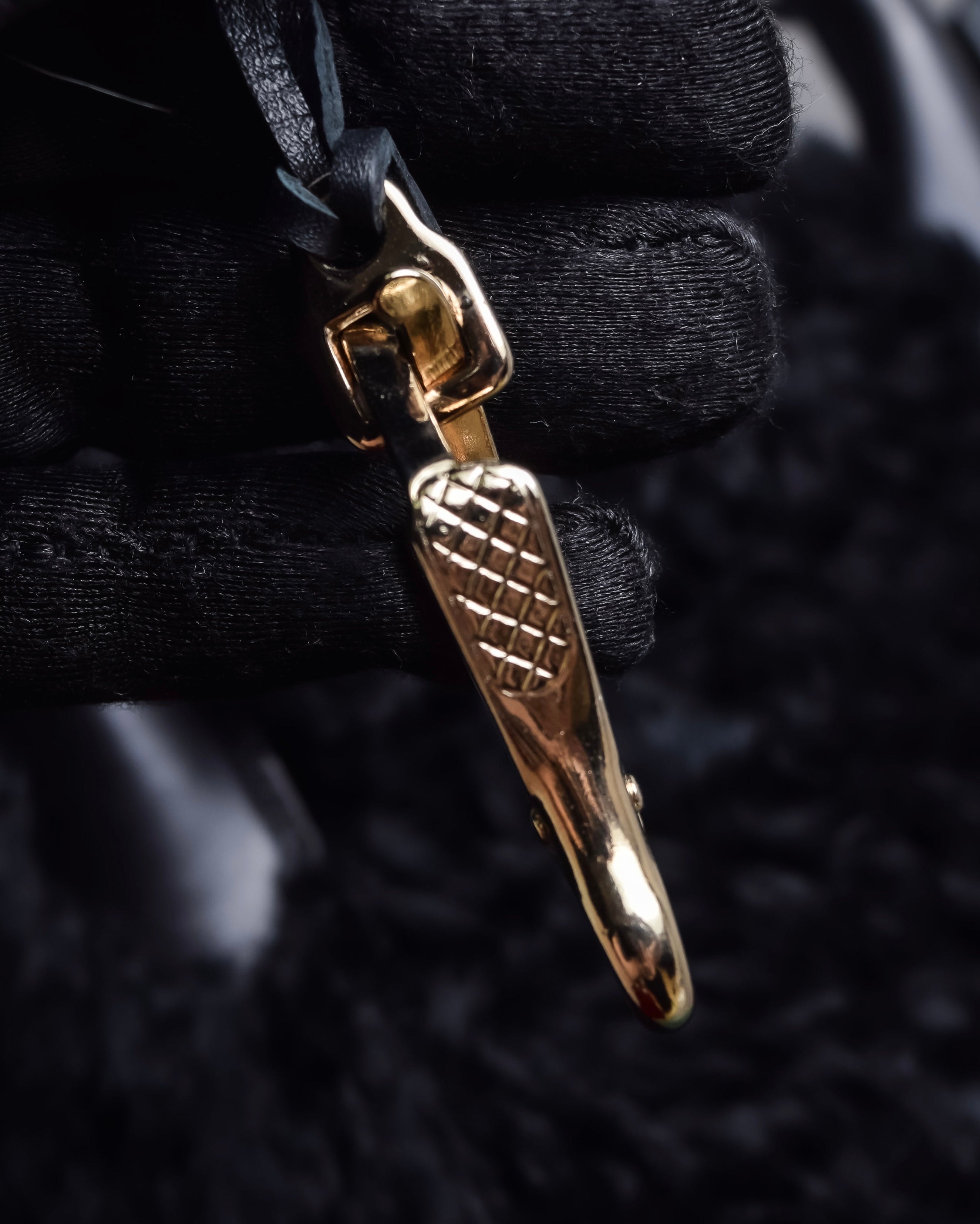 "BALENCIAGA" Padlock design shearling leather bag