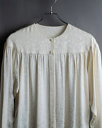 "Christian Dior" Shiny off-white shirt