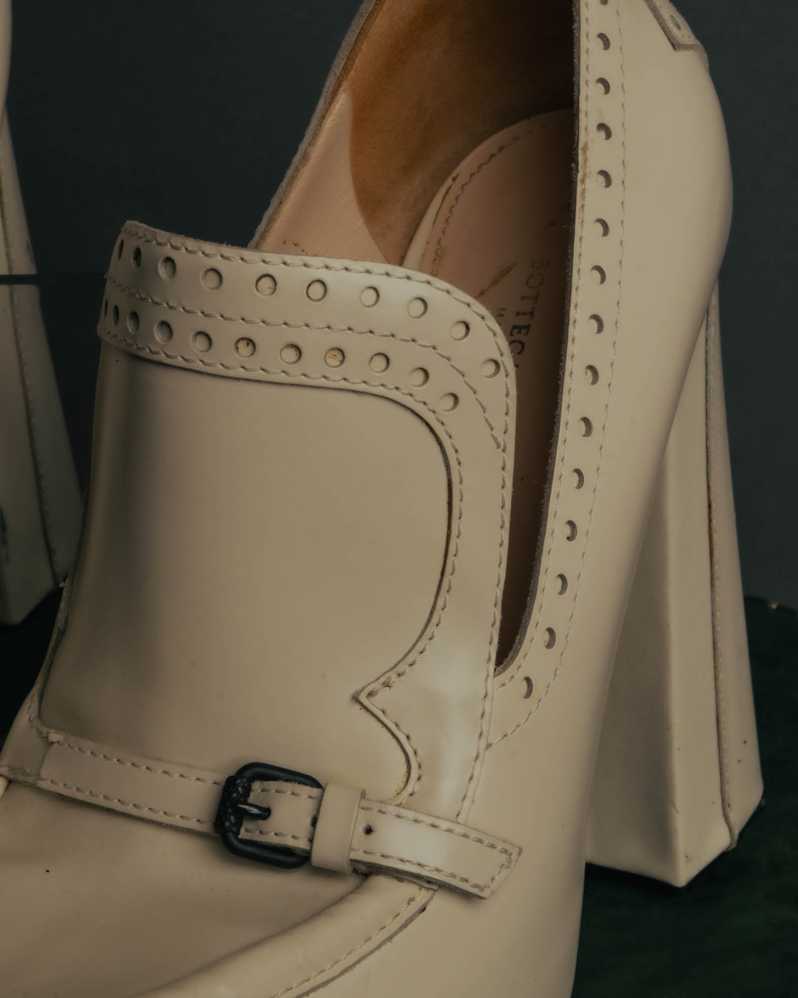“Bottega Veneta” 2010’s Brogue platform heel loafers