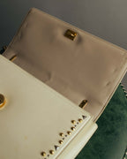 -SPECIAL- “Salvatore Ferragamo” 2015-2017 Vara studded chain shoulder bag
