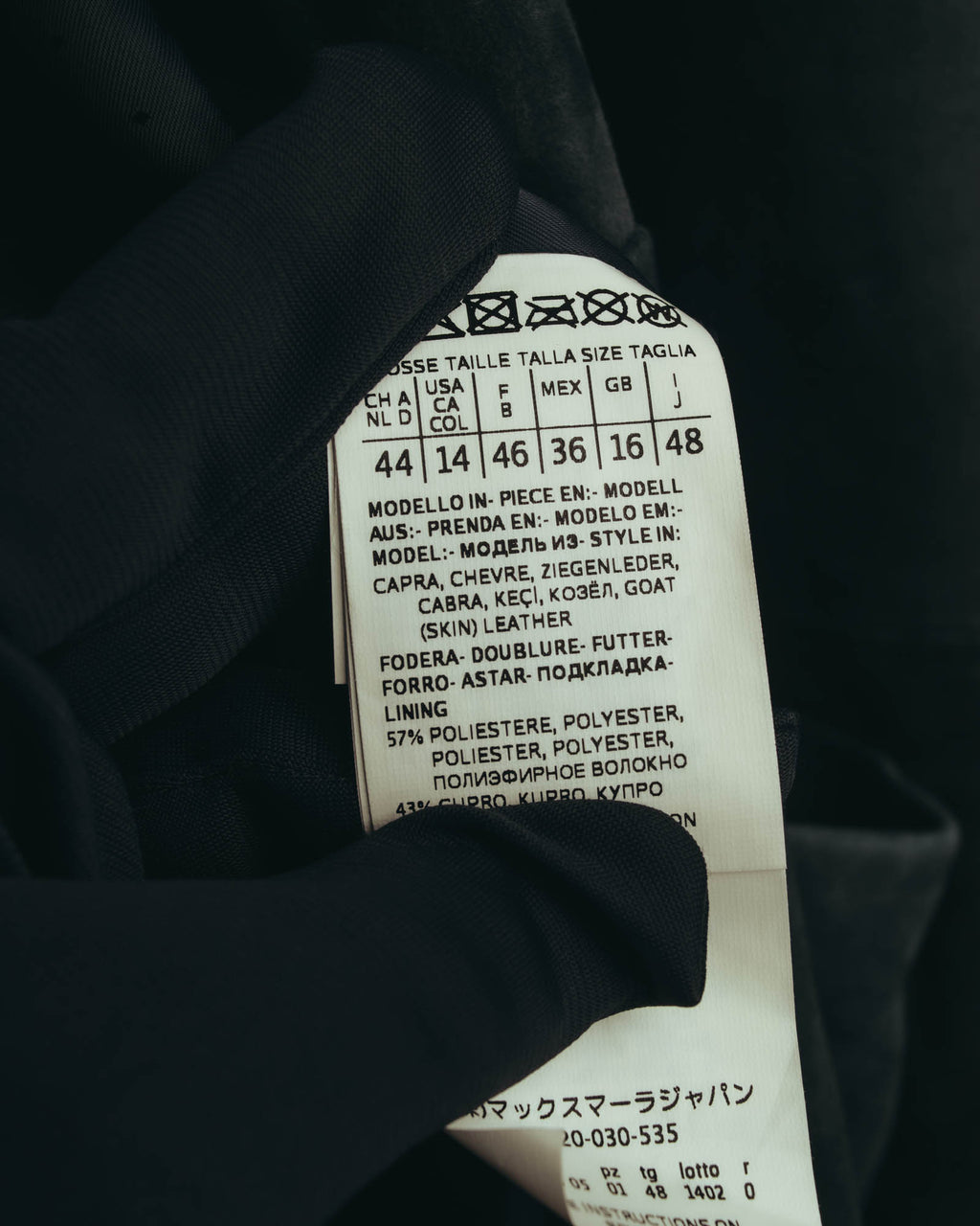 "WEEKEND Max Mara" 10's Soft suede goat leather robe coat