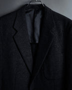 "BURBERRY" Marbled wool unlined tailored jacket