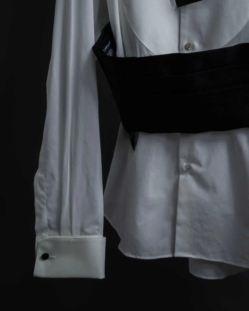 "GIORGIO ARMANI" Belt included bow tie dress shirt